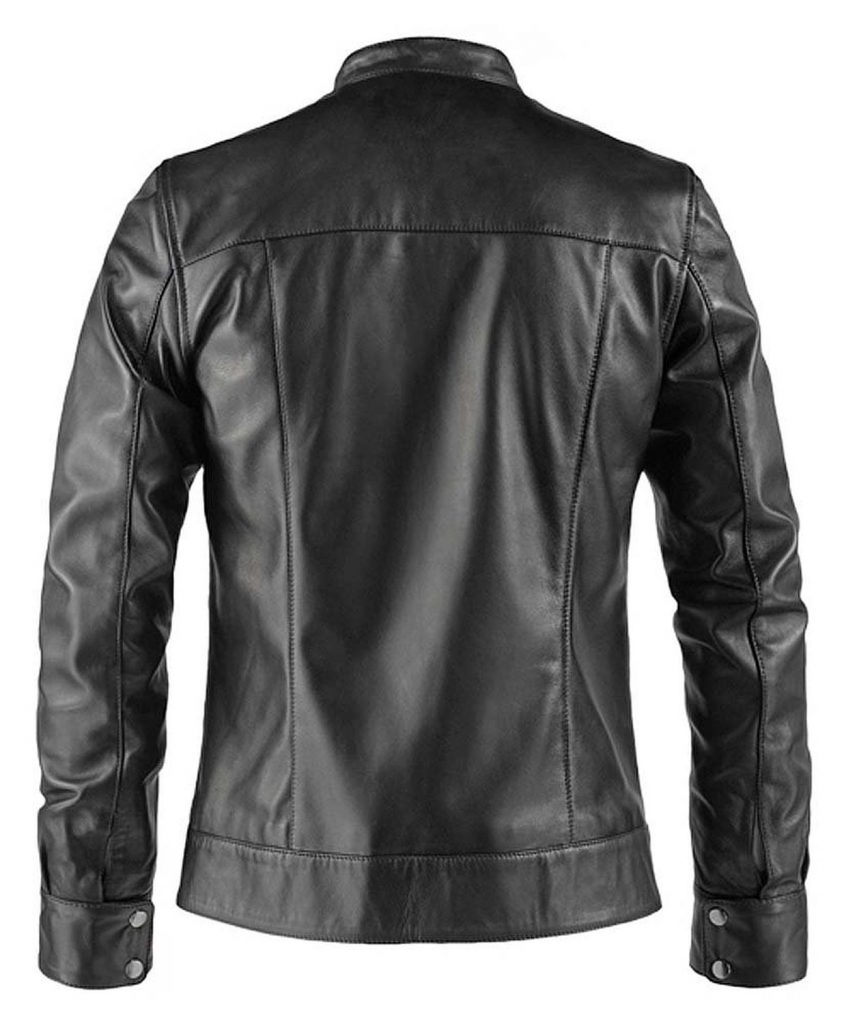 Hit the Road Bobberstyle Leather Jacket Belakang