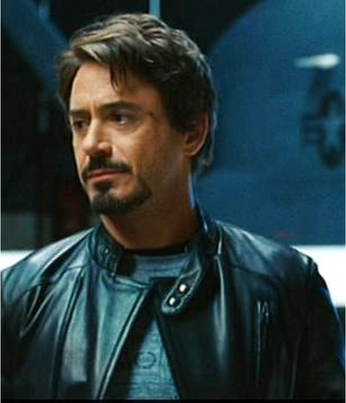 Jaket Kulit Replika Ironman Tony Stark
