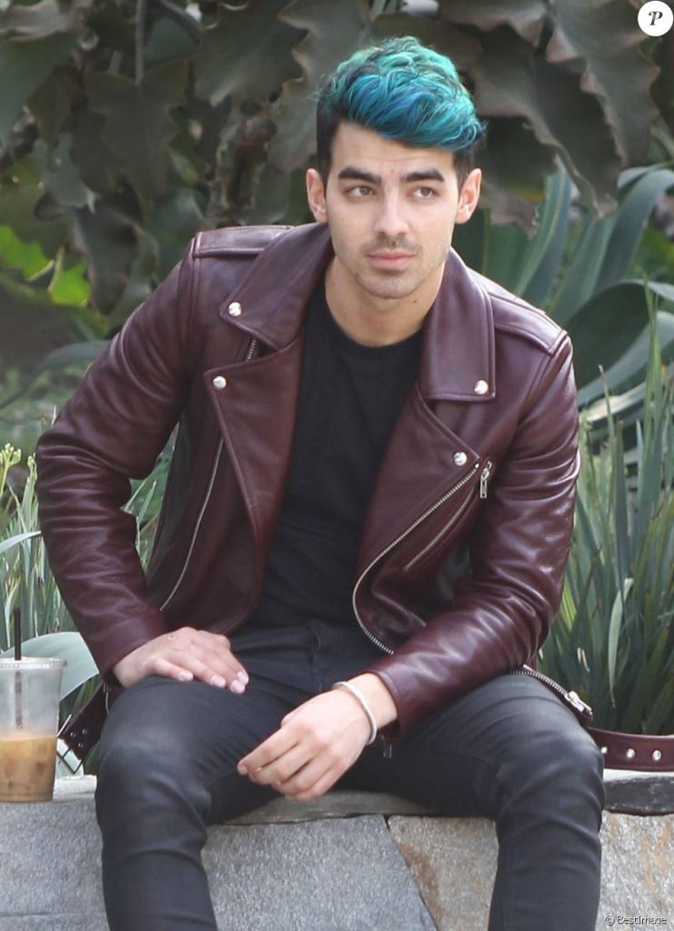 Joe Jonas Rockabillystyle Leather Jacket
